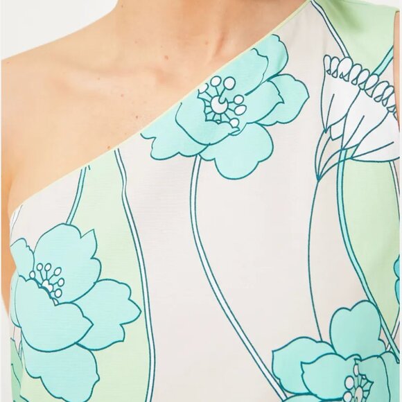 Hyacinth House Green and Blue Floral Sabine Maxi Dress - Picture 3 of 5